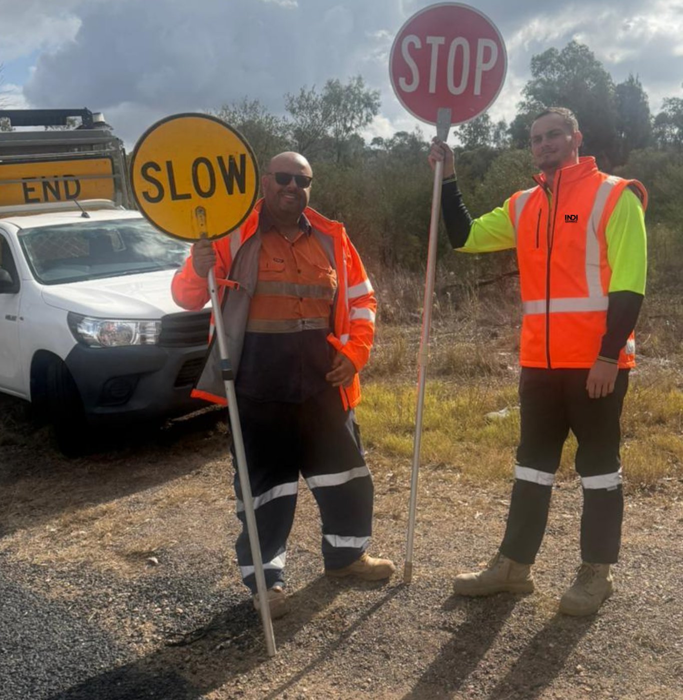Indi Connect traffic control crew