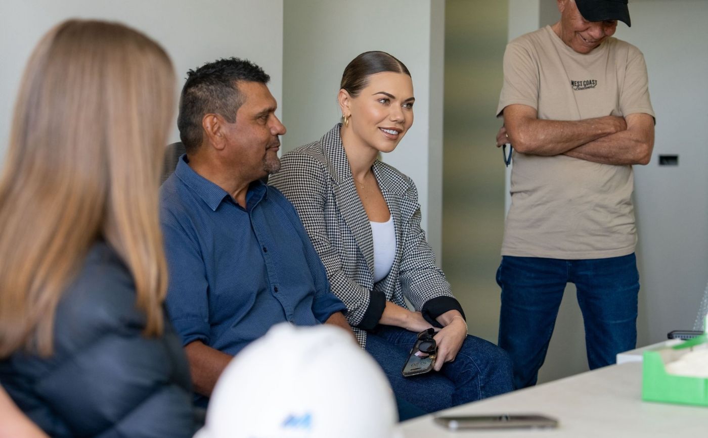 Indi Connect team meeting with client